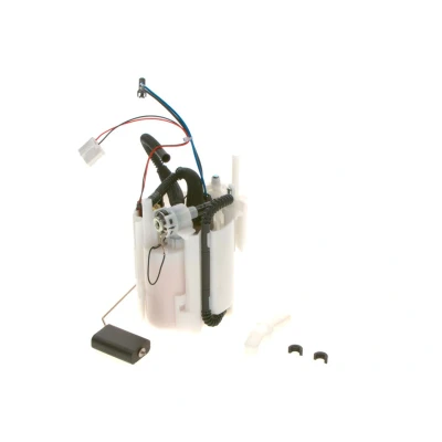 Abbildung von BOSCH 0 986 580 999 Kraftstoffpumpe elektrisch mit Anbaumaterial Anschlussteilen