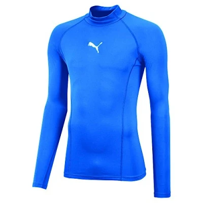 Abbildung von Puma LONG Sleeve Langarmshirt, Herren, Größe: Large, Blau