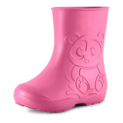 Abbildung von Ladeheid Gummistiefel Kinder Eva federleichte Regenschuhe für Jungen und Mädchen LA CA 10 (Rosa, 30/31 EU)