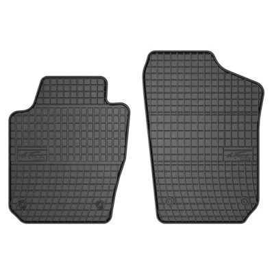 Abbildung von FROGUM 0404P Fußmattensatz Gummi vorne 2 schwarz Maßgefertigt VOLKSWAGEN: Polo V Hatchback, SEAT: Ibiza 4, SKODA: Fabia III Estate