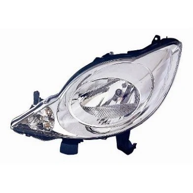 Abbildung von ABAKUS 550 1139L LD EM Scheinwerfer links H4 für Rechtsverkehr ohne Stellmotor LWR P43t PEUGEOT: 107 Hatchback
