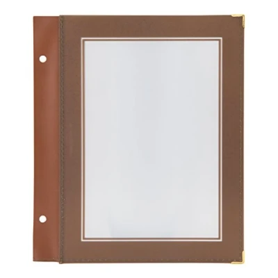 Abbildung von Securit MC WIA5 BR Holz Menükarte, inkl. 5 Einlagen A5 Braun (CRT 10)
