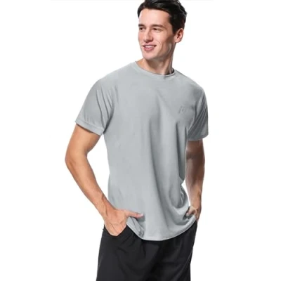 Abbildung von MeetHoo Herren Up2st Rash Guard Shirt, Grau, M EU