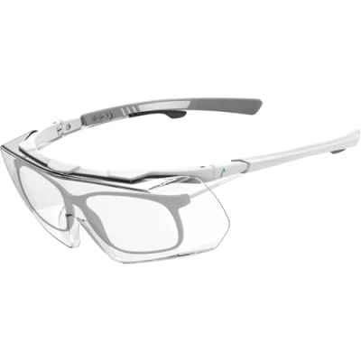 Abbildung von ACE Evo OTG Arbeits Brille für Brillenträger Über Schutzbrille Kosmetik, Medizin &amp; Labor EN 166 Weiß 1er Pack