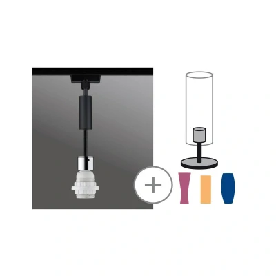 Abbildung von Paulmann Schienensystem Leuchten »URail Pendel 2Easy E27 max. 20W dimmbar 230V«, (1 tlg.),