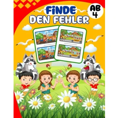 Abbildung von Finde Den Fehler ab 4: 40 Such Bilder für Kinder 4 Jahren: die Unterschiede!