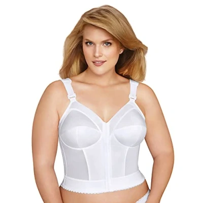 Abbildung von EXQUISITE FORM Damen Fully Women&#039;s Front Close Longline Posture Bra #5107530 BH, Undurchsichtige, Weiß, 95E