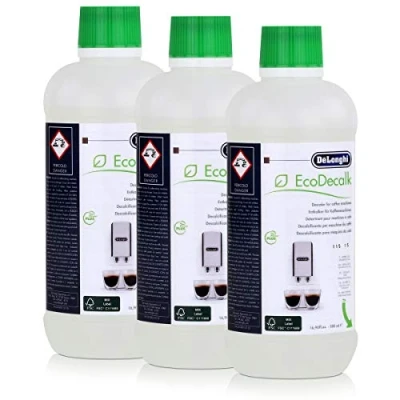 Abbildung von 3er Pack DeLonghi Entkalker EcoDecalk für Kaffevollautomaten DLSC500 / 8004399329492 500ml