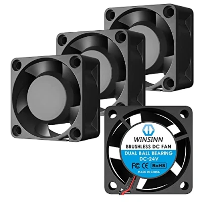 Abbildung von WINSINN 40 mm Lüfter 24 V, 3D Drucker Micro Volt 4020 Doppelkugellager, bürstenlose Kühlung x 20 2PIN (4er Pack)