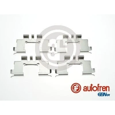 Abbildung von AUTOFREN SEINSA D42997A Zubehörsatz, Scheibenbremsbelag Vorderachse CITROËN: C Zero Hatchback, SUZUKI: Ignis I, DAIHATSU: Sirion II
