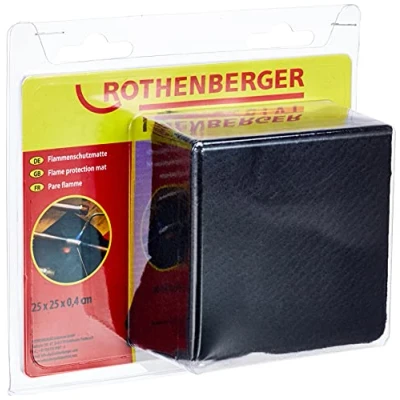 Abbildung von ROTHENBERGER Industrial Flammenschutzmatte 250x250mm schwarz 031051E