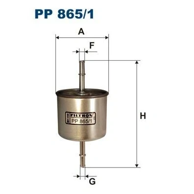 Abbildung von Kraftstofffilter FILTRON PP865/1