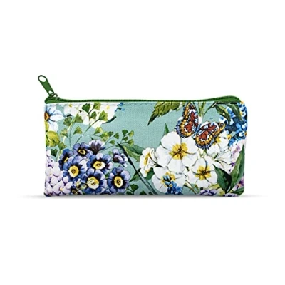 Abbildung von Pigna Nature Flowers Federmäppchen, hellblau, azurblau, Individuell