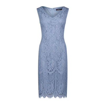 Abbildung von Vera Mont Cocktailkleid/festliches Kleid, Damen, Größe: 36, Light steel blue