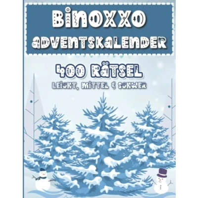 Abbildung von Binoxxo Rätsel: Adventskalender Rätselbuch zur Adventszeit und Weihnachten mit 400 Binairo Logikrätseln in leicht bis schwer