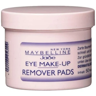 Abbildung von Maybelline Jade Augen Make Up Entferner Pads, Auch für wasserfestes Up, 50 Stück