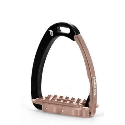 Abbildung von Tech Stirrups Steigbügel Venice EVO Cl. Schwarz/Roseg. Adult