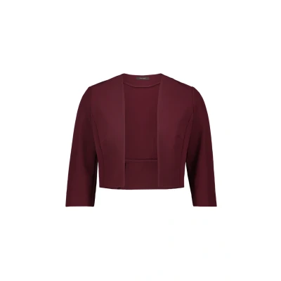 Abbildung von Vera Mont MIT Kellerfalten Blazer, Damen, Größe: 36, Deep wine