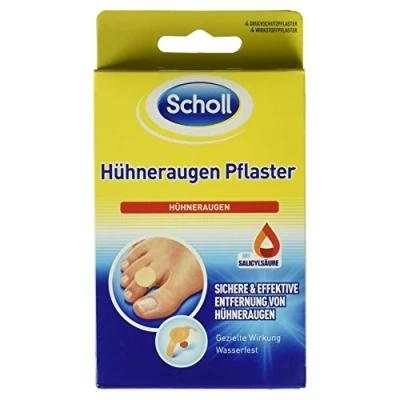 Abbildung von Scholl Hühneraugen Pflaster