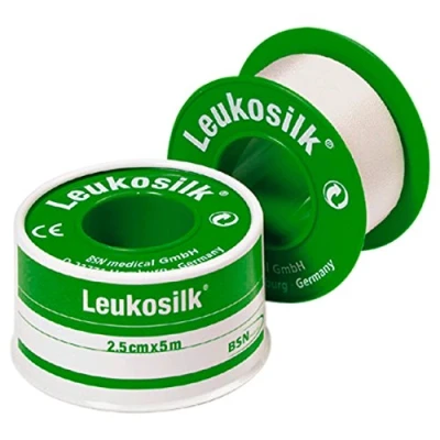 Abbildung von Leukosilk 2,5 cm x 5 m Fixierpflaster, 1 St. Pflaster