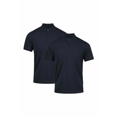Abbildung von Danish Endurance 2 PACK Poloshirt, Herren, Größe: Large, Navy