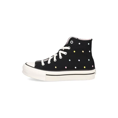 Abbildung von Converse Chuck Taylor EVA LIFT Unisex Sneaker high für Kinder, Größe: 39, Black/vintage white/egret Schuhe