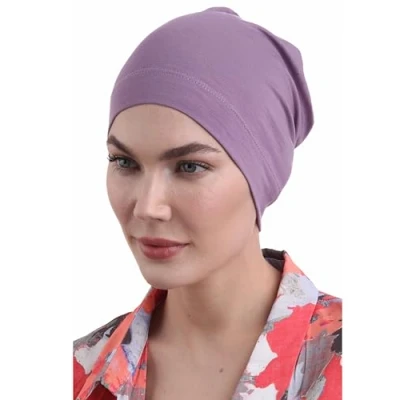 Abbildung von Deresina Headwear Schlafmütze, Chemo Kopfbedeckung (Lavendel)