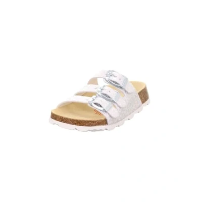 Abbildung von Superfit Mädchen Fussbettpantoffel Hausschuh, Weiß 1030, 24 EU