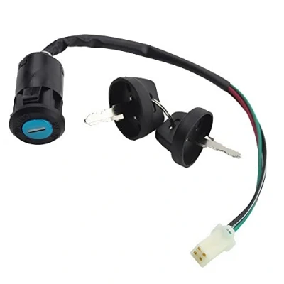Abbildung von GOOFIT 4 Drähte Start Key Lock Schalter Zündschalter Schlüsselschalter Relais Ersatz für 50cc 70cc 90cc 110cc 125cc 150cc 200cc 250cc TaoTao SUNL ATV Dirtbike Electric Scooter
