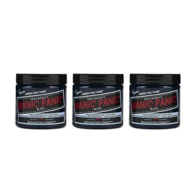 Abbildung von Manic Panic Enchanted Forest Classic Creme, Vegan, Cruelty Free, Green Semi Permanent Hair Dye 2 x 118ml