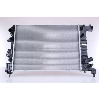 Abbildung von NISSENS 61678 Kühler, Motorkühlung Aluminium 550 396 17 Kühlrippen gelötet