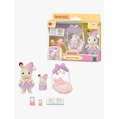 Abbildung von Sylvanian Families Sleepy Dream Kaninchen Geschwister Figuren