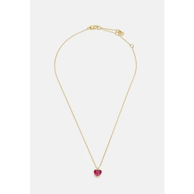 Abbildung von kate spade new york JULY Heart Pendant Halskette, Damen, Größe: One Size, Red