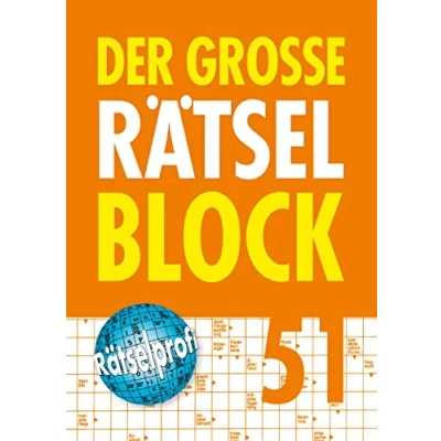 Abbildung von Der große Rätselblock 51: Kreuzworträtsel, Schwedenrätsel, Silbenrätsel, Wabenrätsel, Bilderrätsel, Treppenrätsel, Pyramidenrätsel, Zahlenrätsel
