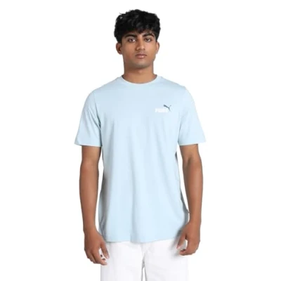 Abbildung von Puma ESS+ Small LOGO TEE Tshirt basic, Herren, Größe: Medium, Frosted dew