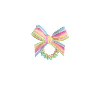 Abbildung von invisibobble Kids Slim Scrunchie Bunt I 1x Haargummi Regenbogen &amp; Sternchen Geschenke für Mädchen Haarschleife Kinder Haar Accessoires