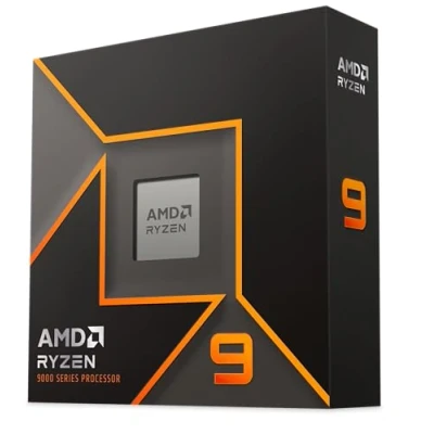 Abbildung von AMD Ryzen 9 9950X Prozessor (intergrierte Radeon Grafik, 16 Kerne/32 Threads, 170 W DTP, AM5 Sockel, 80MB Cache, Bis zu 5.7 GHz Frequenz Boost, Kein Kühler)