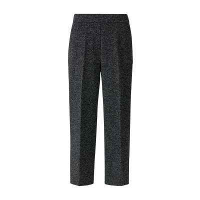 Abbildung von s.Oliver Elastische Culotte MIT WIDE Stoffhose, Damen, Größe: 34, Schwarz