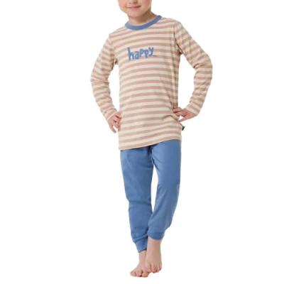 Abbildung von Schiesser Natural LOVE Set Nachtwäsche für Kinder, Größe: 92, Creme