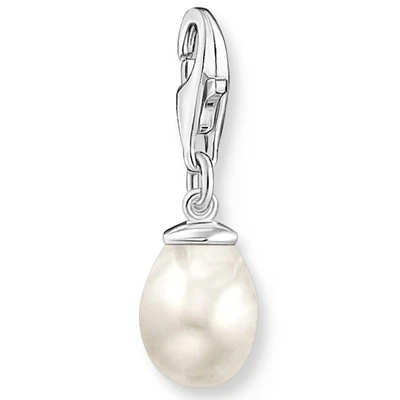 Abbildung von THOMAS SABO Charm Einhänger »Perle Silber, 1997 082 14«, mit Süßwasserzuchtperle