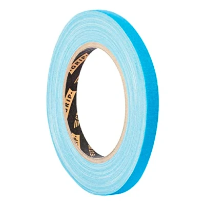Abbildung von GRIP Eventbasics GT PRO Spike Tape neonblau Gewebeband 10 mm x 25 m Art Markieren Basteln
