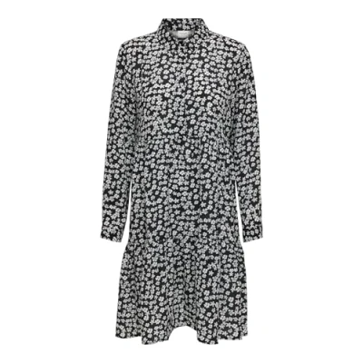 Abbildung von JDY Piper Blusenkleid, Damen, Größe: 36, Black/white