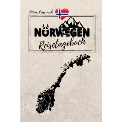 Abbildung von Meine Reise nach NORWEGEN REISETAGEBUCH: Tagebuch zum Ausfüllen, Eintragen &amp; Selberschreiben ca. A5 (15,24 x 22,86 cm)
