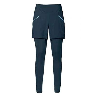 Abbildung von VAUDE Women&#039;s Crana ZO Pants Zip Off Hose Damen zum Wandern und Biken, schmutz wasserabweisend, Aloe Vera, 42
