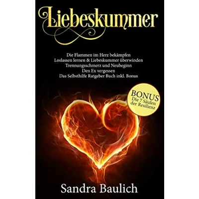 Abbildung von Liebeskummer: Die Flammen im Herz bekämpfen Loslassen lernen &amp; Liebeskummer überwinden Trennungsschmerz und Neubeginn Den Ex vergessen Das Selbsthilfe Ratgeber Buch inkl. Bonus