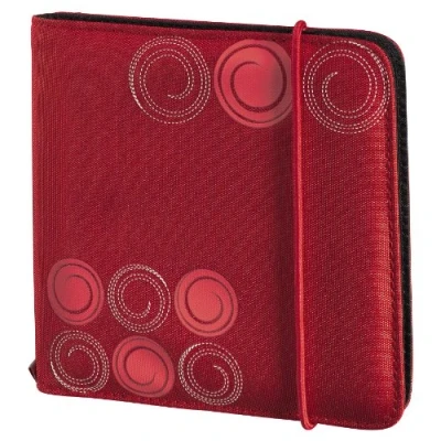 Abbildung von Hama DVD Hülle »CD Blu ray Tasche &quot;Up to Fashion&quot;, Rot, Schutzhülle für 24 Discs«