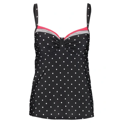 Abbildung von Lascana WIRE Tankini Bikinitop, Damen, Größe: 48xE, Black/red