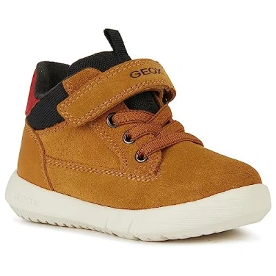 Abbildung von Geox B HYROO Boy Ankle Boot, Curry/Black, 26 EU