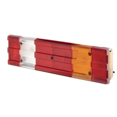 Abbildung von HELLA 2VD 007 500 221 Rückleuchte rechts P21W, R10W 24 Rot, weiß mit Glühlampen Lampenträger
