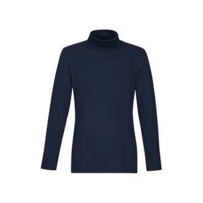 Abbildung von Trigema Herren 602010 Rollkragen Langarmshirt, Navy, L EU